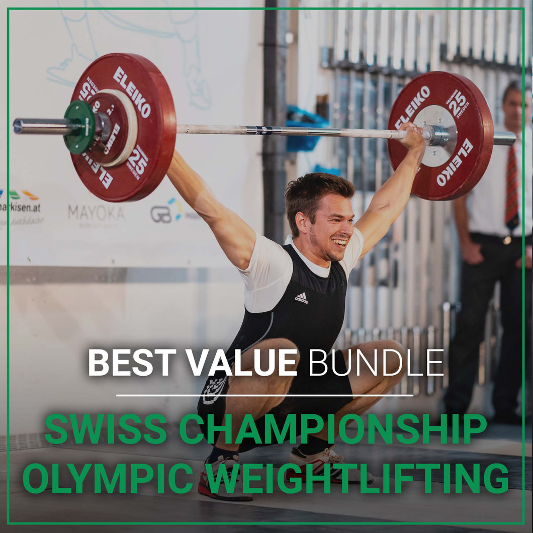 BEST VALUE BUNDLE | Foto & Video Pakete | Swiss Championship Olympic Weightlifting 2022